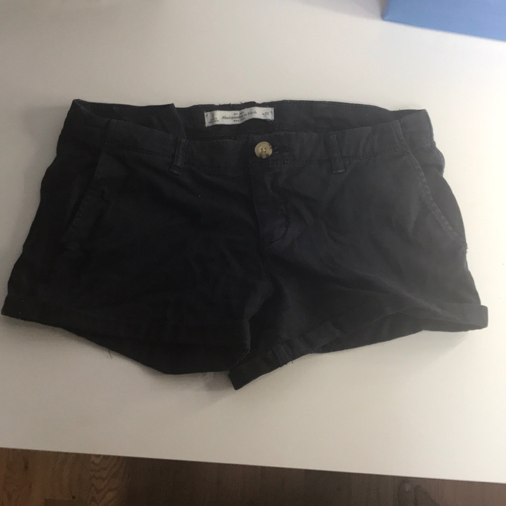 Dark blue jean shorts